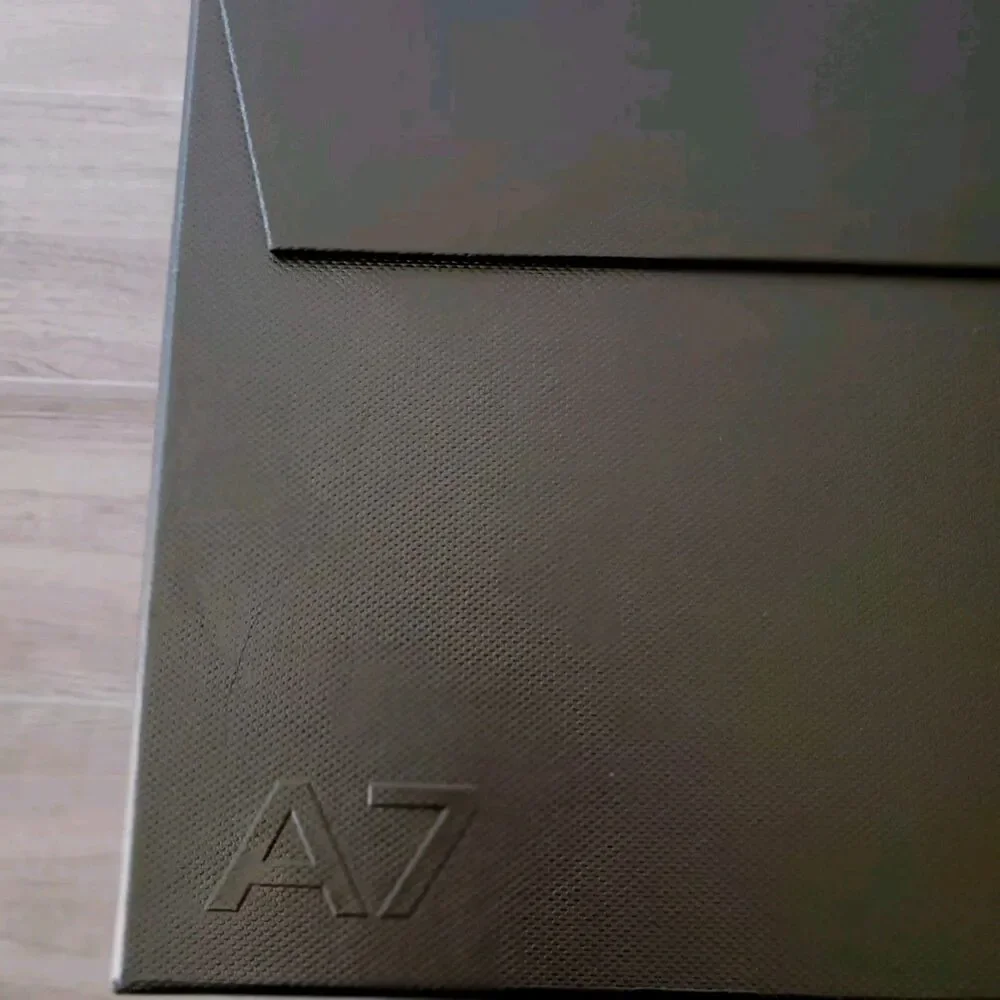 Audi A7 Maintenance Record Box Dealer Gift Gunmetal 2012 Ring Embossed Files